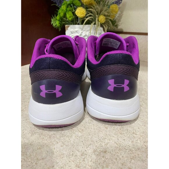 Under Armour Womens Athletic Shoes Size 8 Purple Running Sneakers Lightweight - Picture 4 of 6
